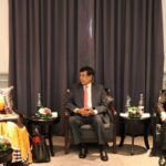 A Meeting between Senior Minister Ieng Mouly, Minister Chheang Ra and Ms. Winnie Byanyima, Executive Director of UNAIDS