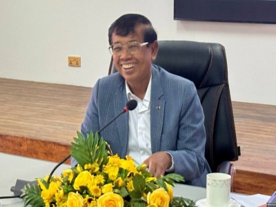 Senior Minister Ieng Mouly, Chair of the National AIDS Authority Presides over the NAA Top Management Meeting of May 2025