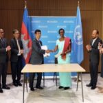 PRESS RELEASE Cambodia signs new cooperation agreement with UNAIDS and pledges US$ 100,000 in funding