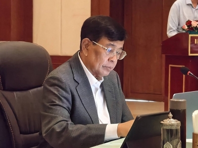 His Excellency Senior Minister Ieng Mouly, chair of the National AIDS Authority, chaired a meeting on promoting the implementation of the national policy for Ending AIDS and the sustainability of HIV program for 2023-2028.