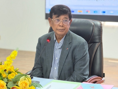 His Excellency Senior Minister Ieng Mouly, Chairman of the National AIDS Authority, chaired a leadership meeting on the implementation of the National Policy for Ending AIDS and the sustainability of HIV program for 2023-2028.